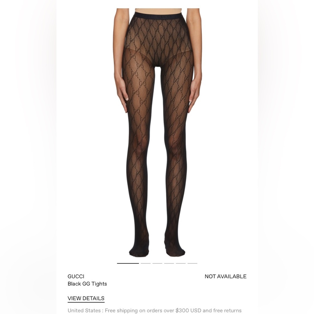 *AUTHENTIC* Gucci Interlocking DOUBLE G Tights